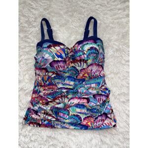 Profile by Gottez sz. 38D tankini top. Beautiful, exc. quality